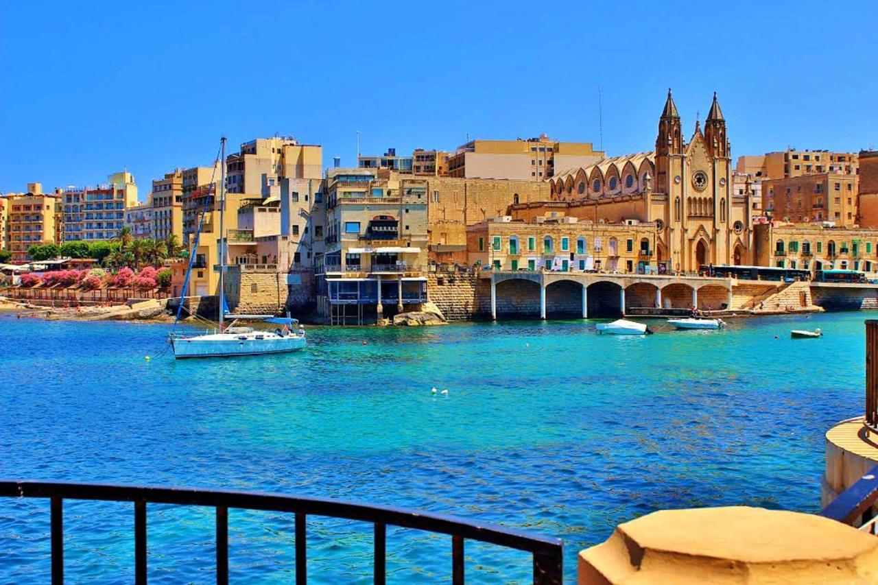 Luxury With Balcony, Area Lägenhet Gzira